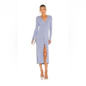 Line & Dot Simone button down sweater dress